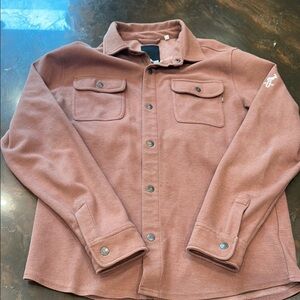 Linksoul - Brown Button-Up Jacket